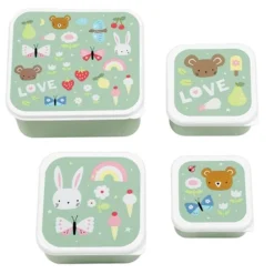 A Little Lovely Company Snackboxsaet, Joy