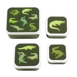 A Little Lovely Company Snackbox Saet, Krokodiller