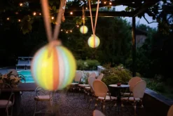Authentic Models Luftballon 18Cm, Rainbow - Led Lys