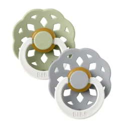Bibs 2Pk Boheme Glow Latex Str.2, Sage/Cloud Night
