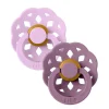 Bibs 2Pk Boheme Latex Str.2, Violet Sky/Mauve
