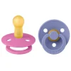 Bibs 2Pk Colour Latex Str.2, Bubblegum/Peri
