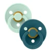 Bibs 2Pk Colour Latex Str.2, Nordic Mint/Forest Lake