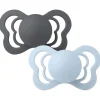 Bibs 2Pk Couture Latex Str.2, Baby Blue/Iron