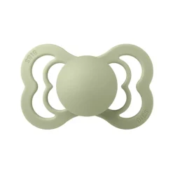 Bibs 2Pk Supreme Silikone Str.2, Ivory/Sage