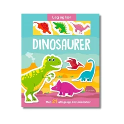 Bog Leg Og Laer: Dinosaurer M. Klistermærker