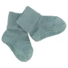 Gobabygo Bambus Non-Slip Sokker 1-2Ar - Dusty Blue