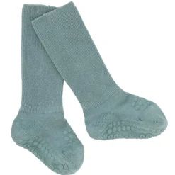 Gobabygo Bambus Non-Slip Sokker 1-2Ar - Dusty Blue
