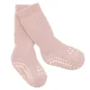 Gobabygo Bomuld Non-Slip Sokker 3-4Ar - Dusty Rose