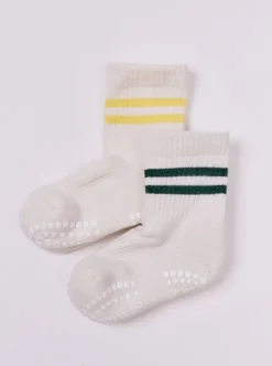Gobabygo Skridsikre Sports Strømper Str.17-19 - Gron
