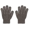 Gobabygo Uld Non-Slip Handsker 3-4Ar - Brown Melange