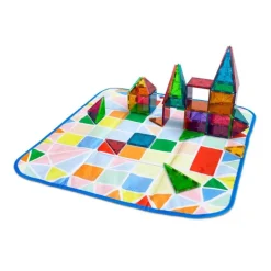 Magna-Tiles 2-I-1 Opbevaringskasse Og Legetaeppe