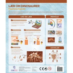 Mieredu Magnetisk Legesaet - Laer Om Dinosaurer