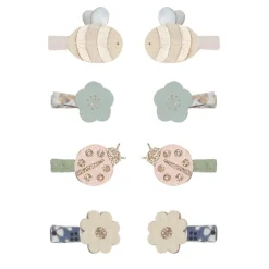 Mimi & Lula 8 Harclips - Mini Bee & Ladybird