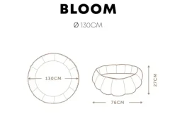 Play&Go Bloom Legetaeppe, Dusty Blue