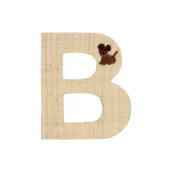 Rice Raffia Klistermærker - B - Hund