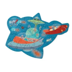 Scratch Silhuet Puslespil, Rummet 31 Brikker